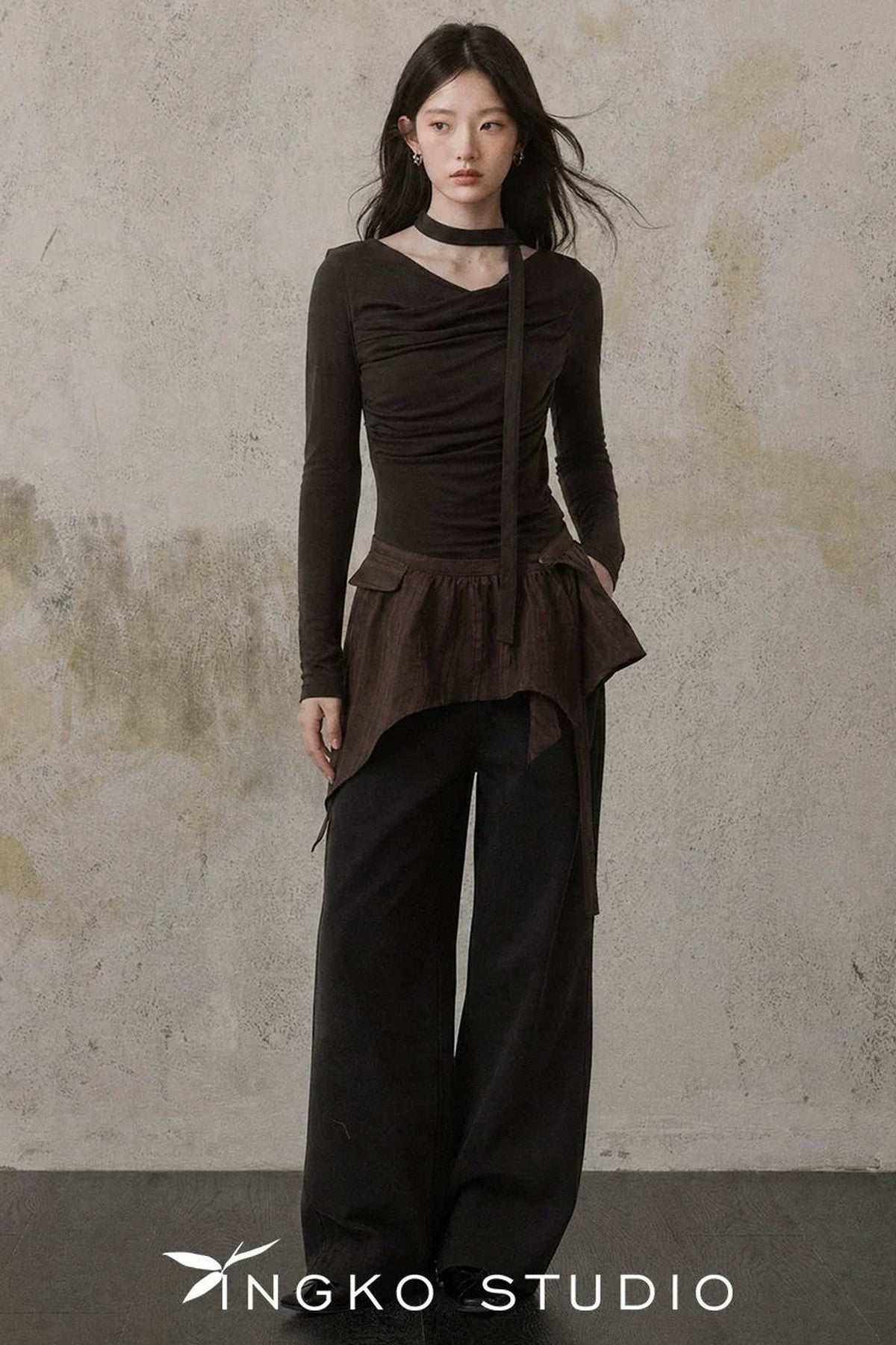 Caramel Deconstructed Ribbon Tee