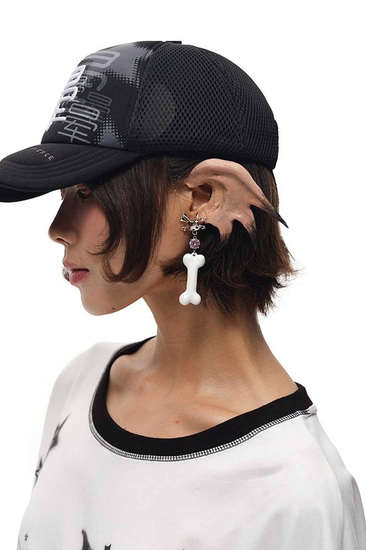 Bone Stud Earrings