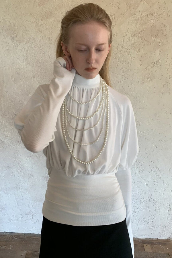 Convertible Raglan Knit Top