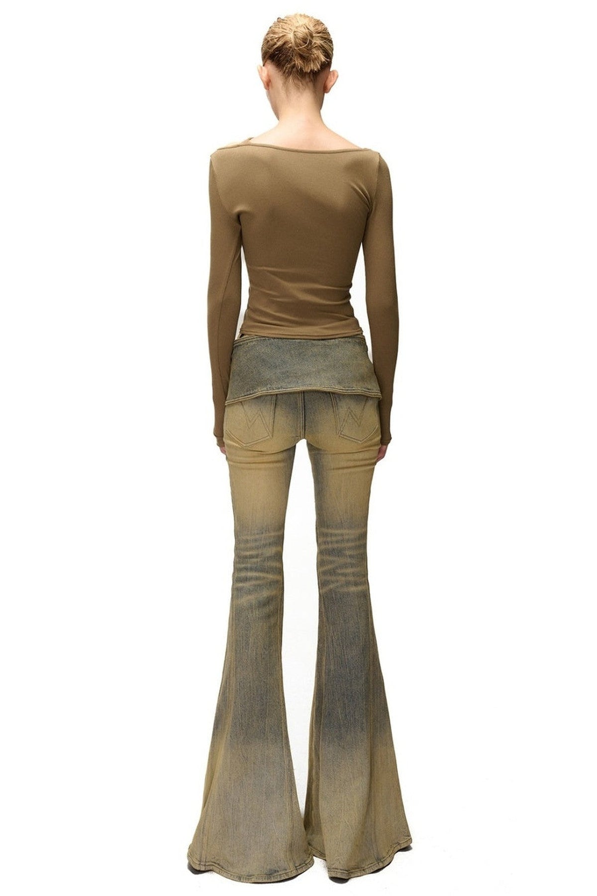 Long Sleeve Hollow Neck Base Layer T-Shirt