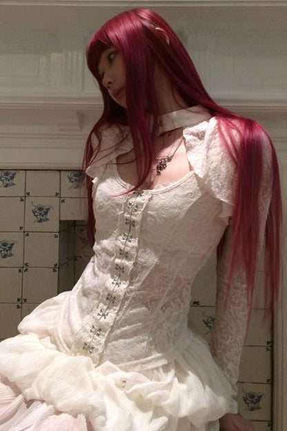 Elegant Lace Corset Top