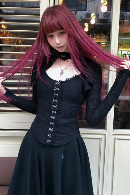 Elegant Lace Corset Top