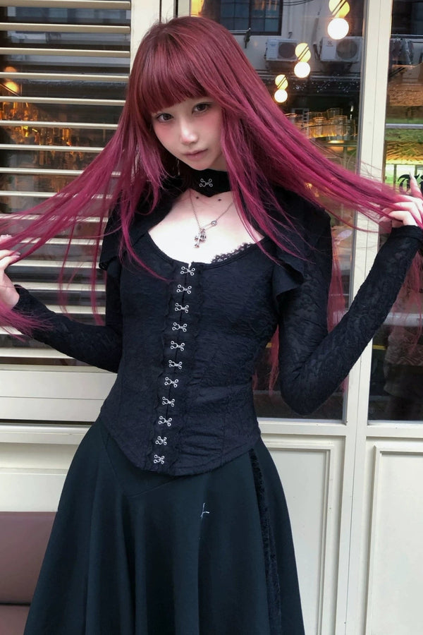 Elegant Lace Corset Top