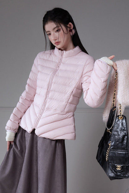 Ribbed Down Jacket