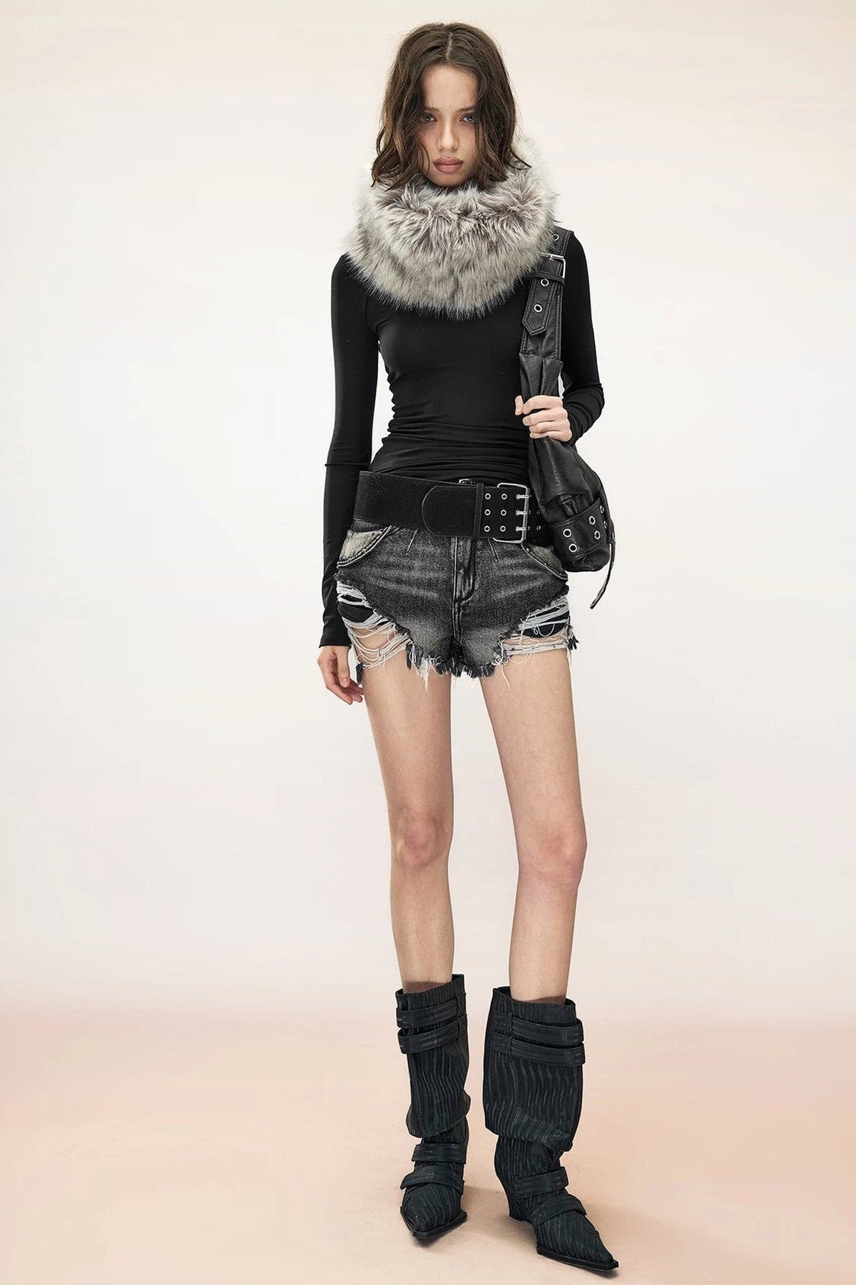 Thickened Faux Fur Collar Scarf