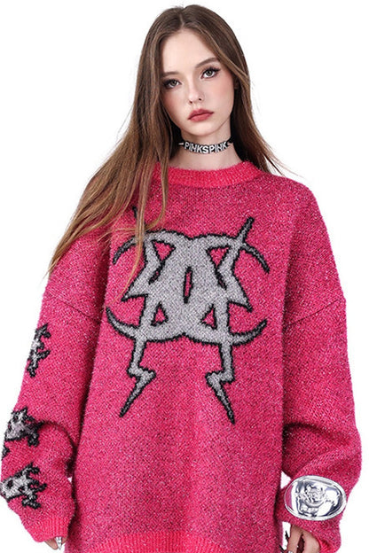 Electric Moon Knit Sweater
