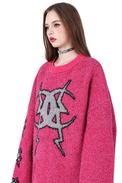 Electric Moon Knit Sweater