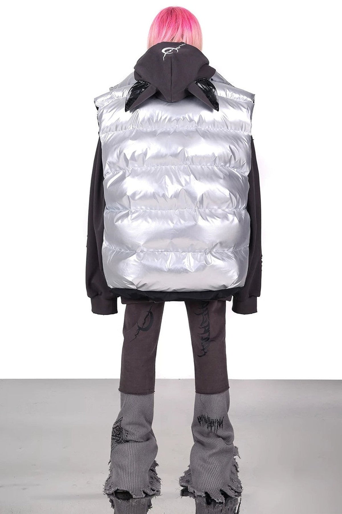 Reversible Y2K Cotton Vest