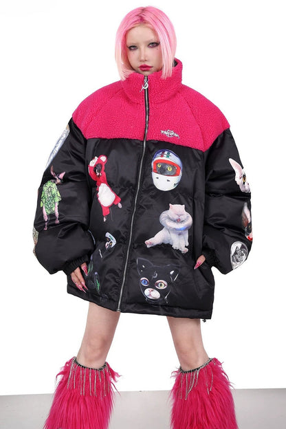 Pink Collar Cat Jacket