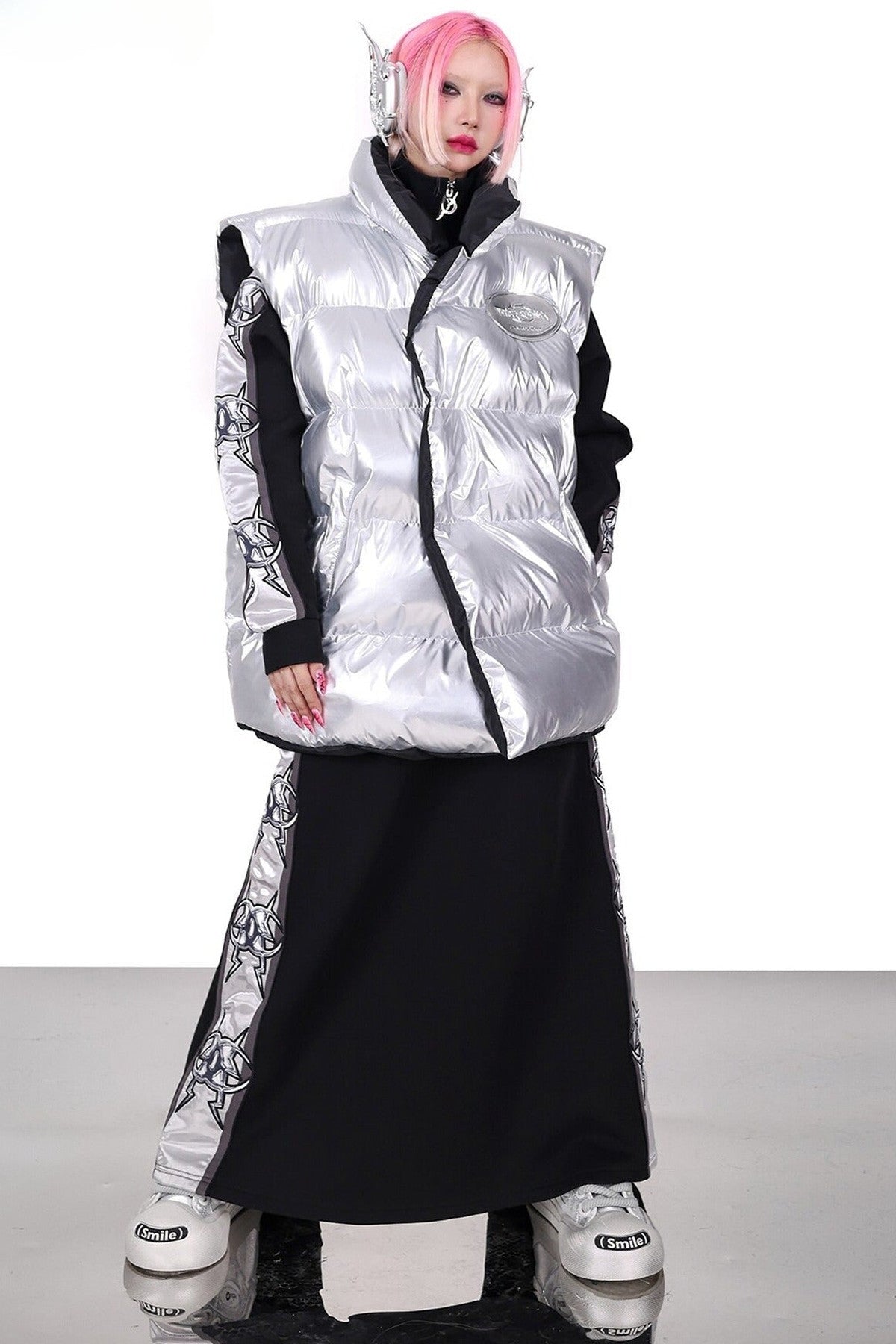 Reversible Y2K Cotton Vest