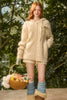 Buttercremeweiße Jacke