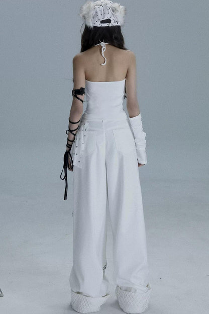 Pure Heart Wide-Leg Pants