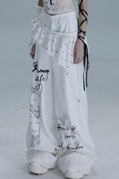 Pure Heart Wide-Leg Pants