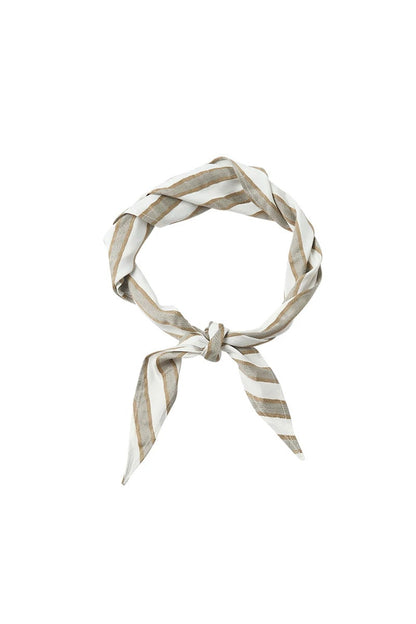 Wave Pattern Striped Headscarf