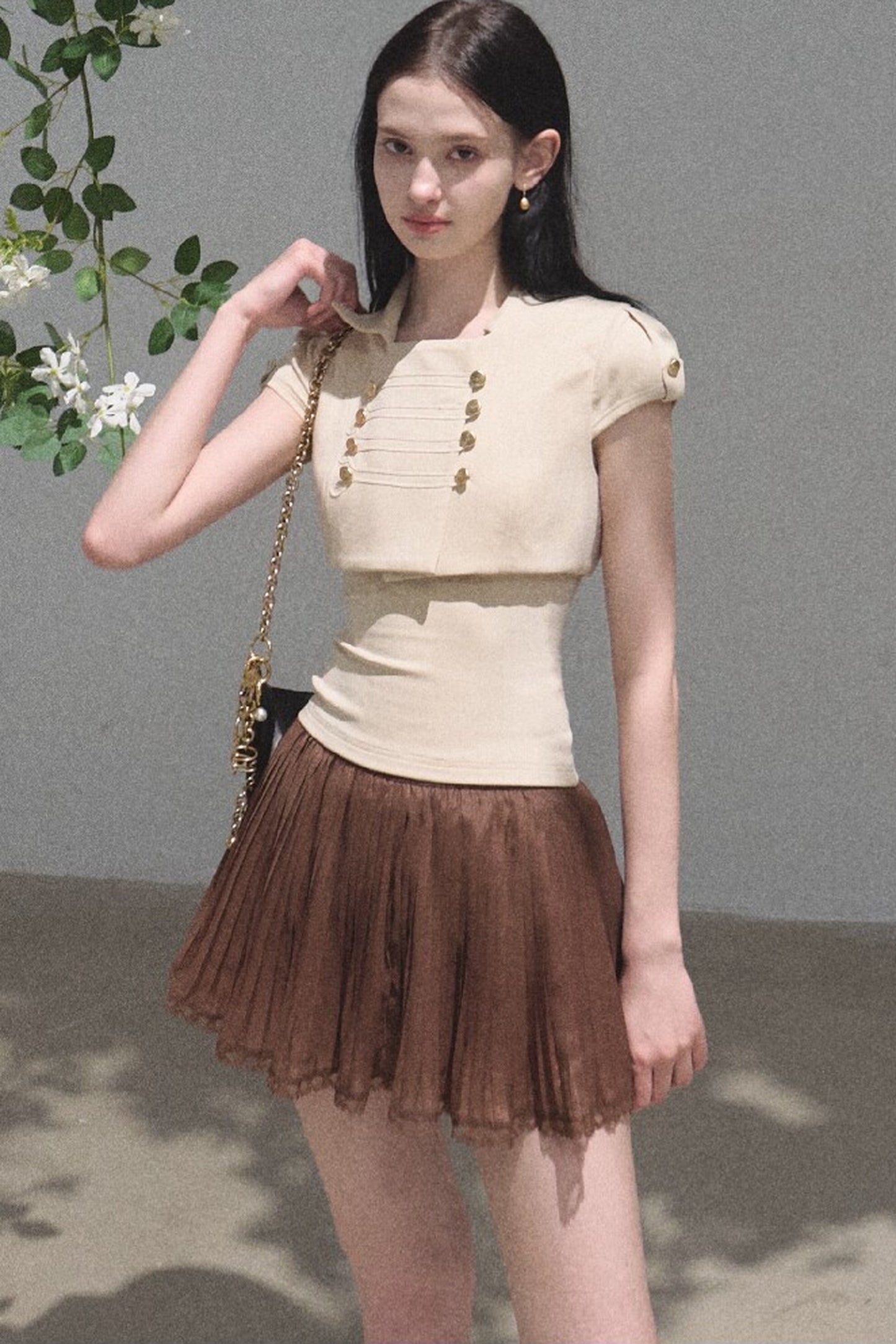 Longing Chiffon Pleated Skirt