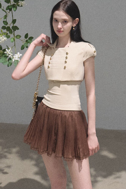 Longing Chiffon Pleated Skirt