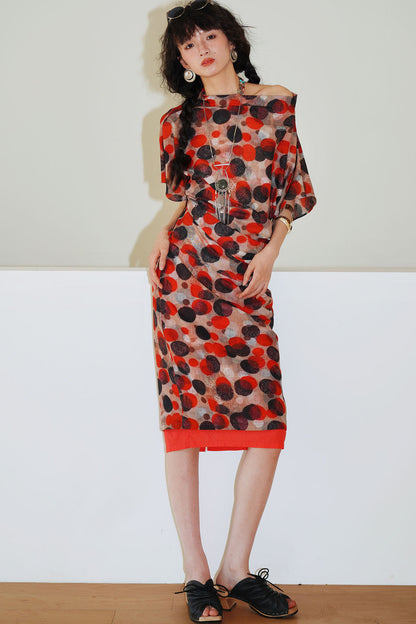 Faux Two-Piece Summer Skirt