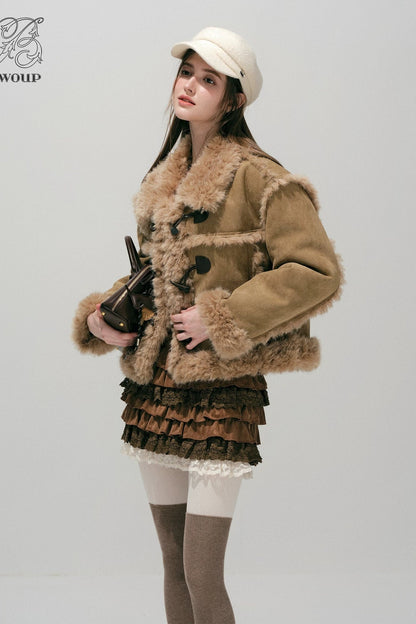 Caramel Eco-Fur Coat