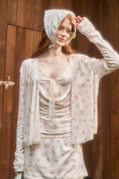 Liberty Print Cardigan and Dress Set-Up
