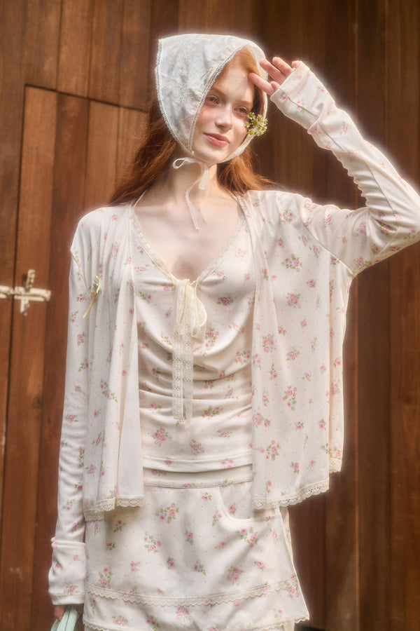 Liberty Print Cardigan and Dress Set-Up