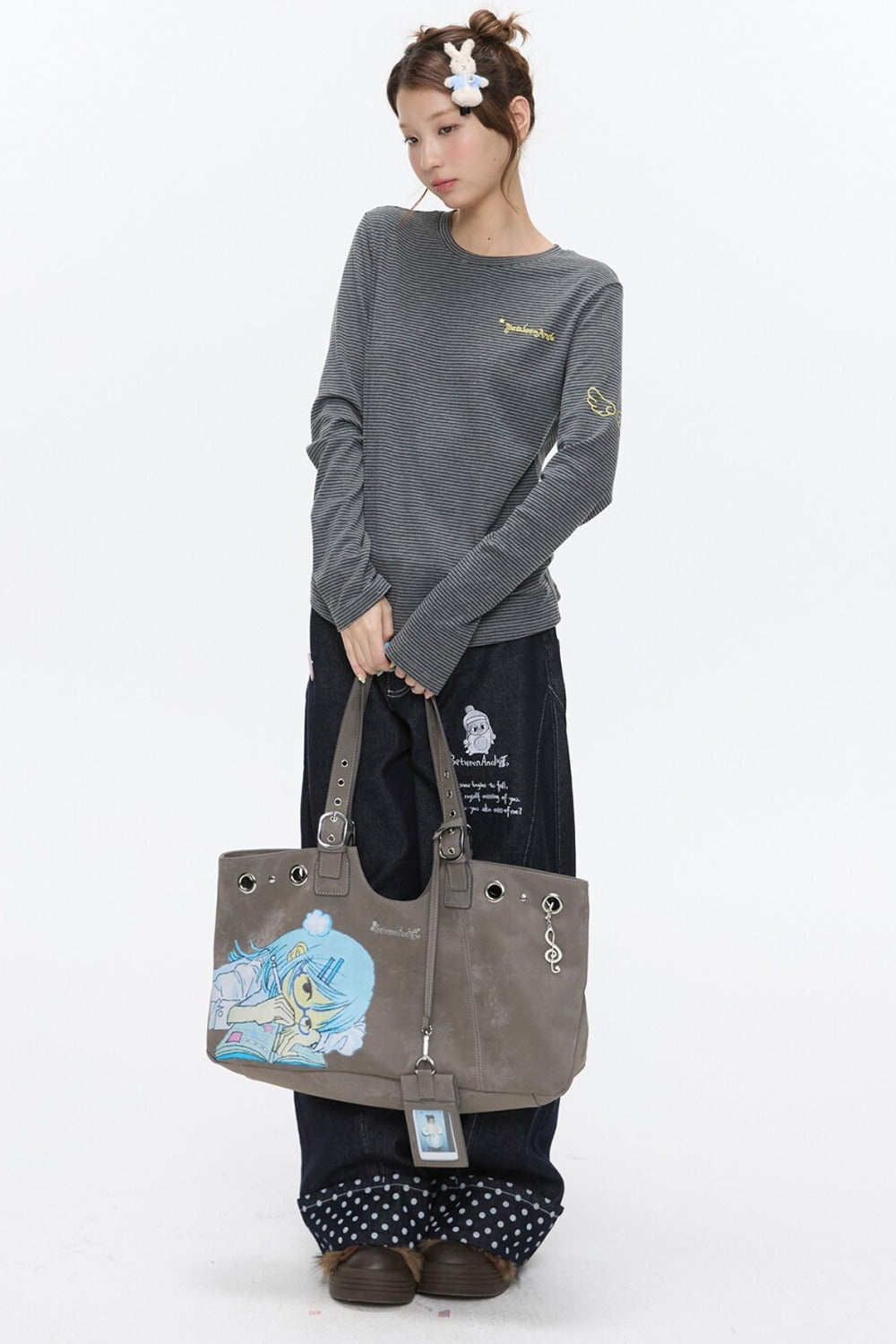 Vintage Comic Girl Tote Bag