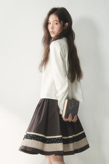 Floral Patchwork Skirt