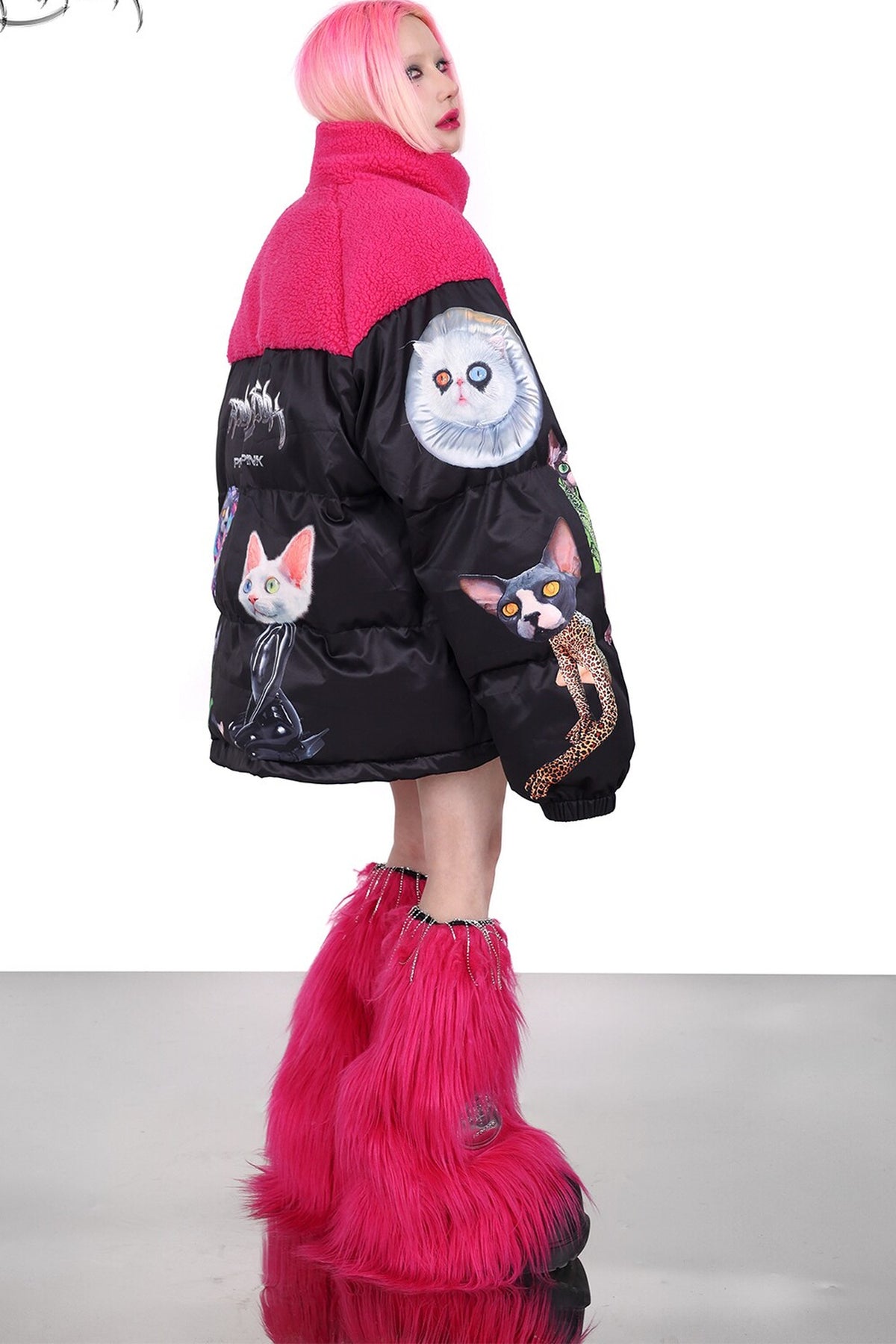 Pink Collar Cat Jacket