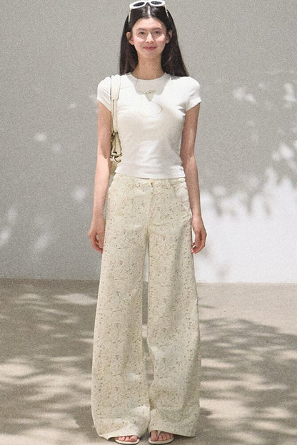 Lace Short Sleeve Top