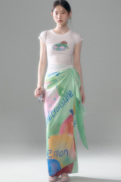 Fruit Platter Tencel Blend Short Sleeve T-Shirt