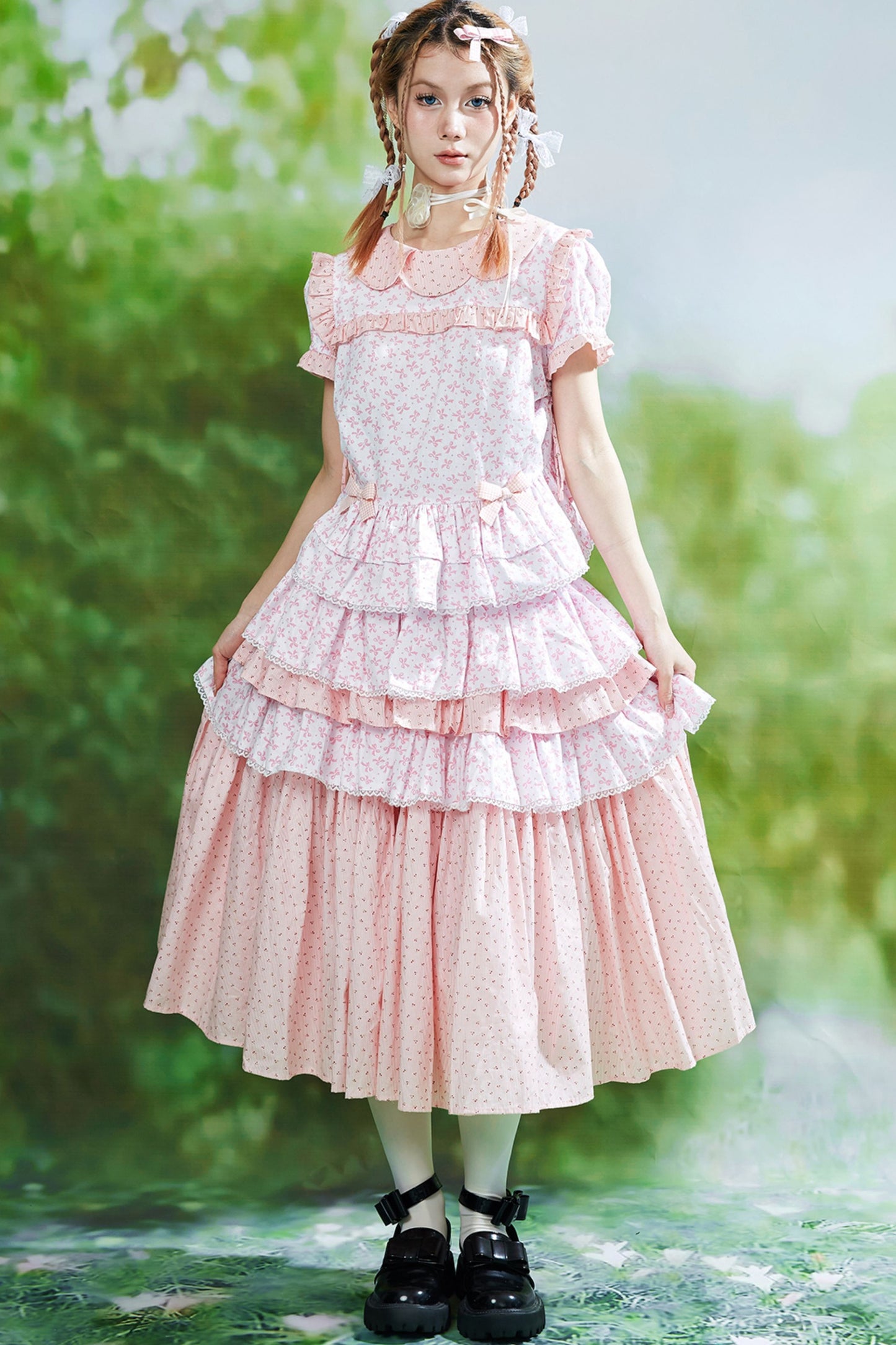 Ancient Pink Lolita Skirt