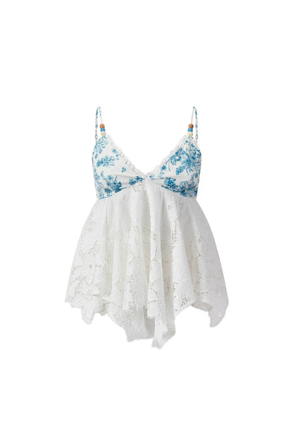 French Hand-Painted Tencel Lace Set-Up