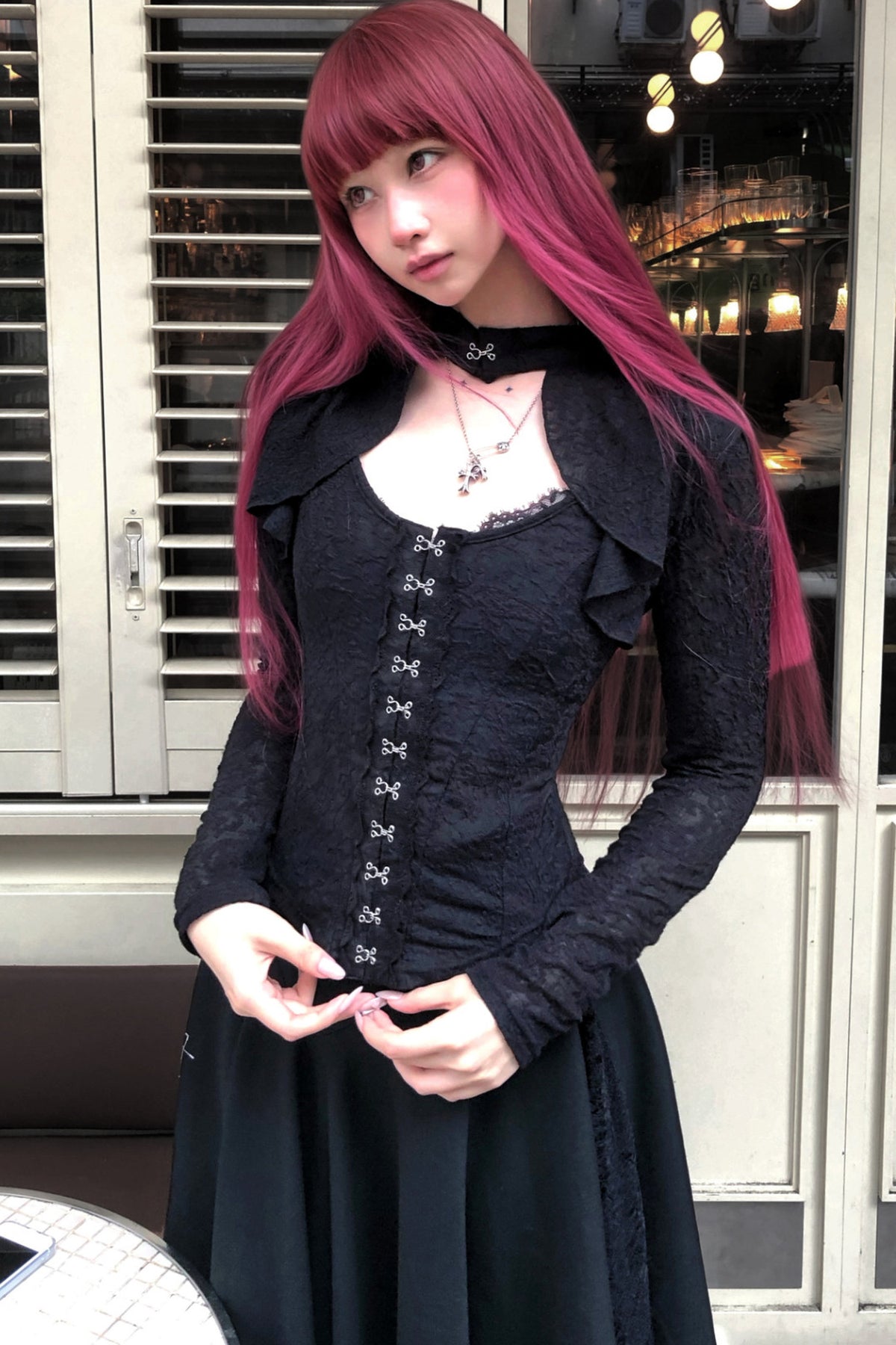 Elegant Lace Corset Top