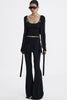 Anthrazitgraue Strickjacke