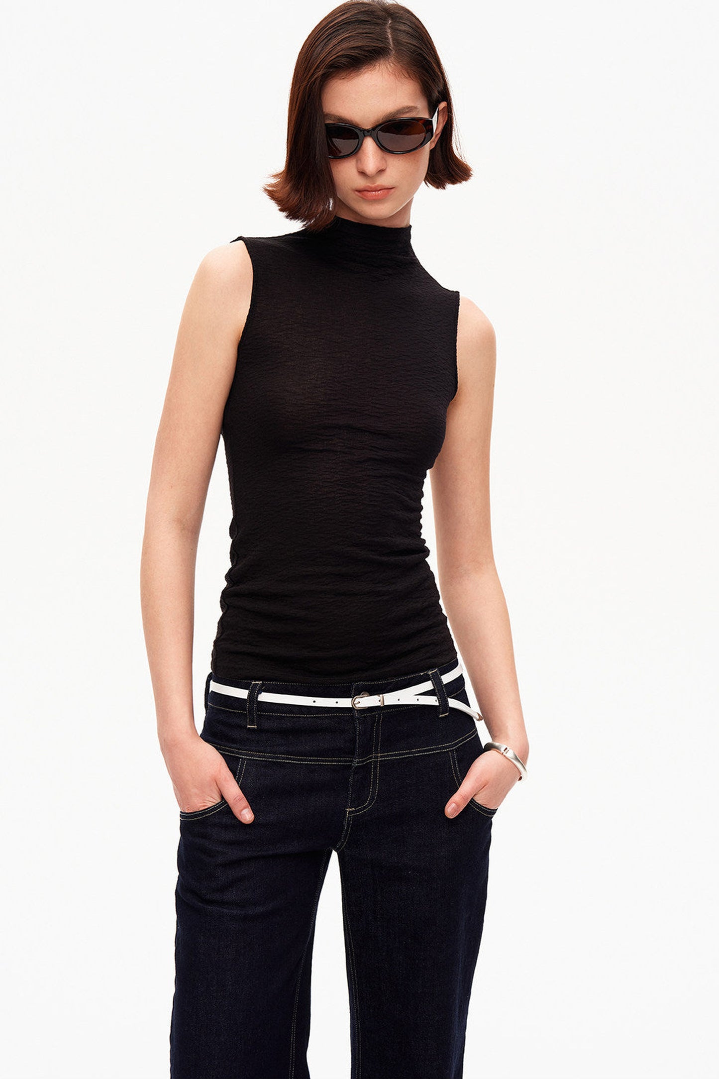 Tencel Wool Backless Vest
