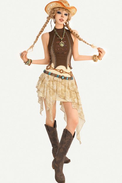 Colorful Braided Rope Necklace
