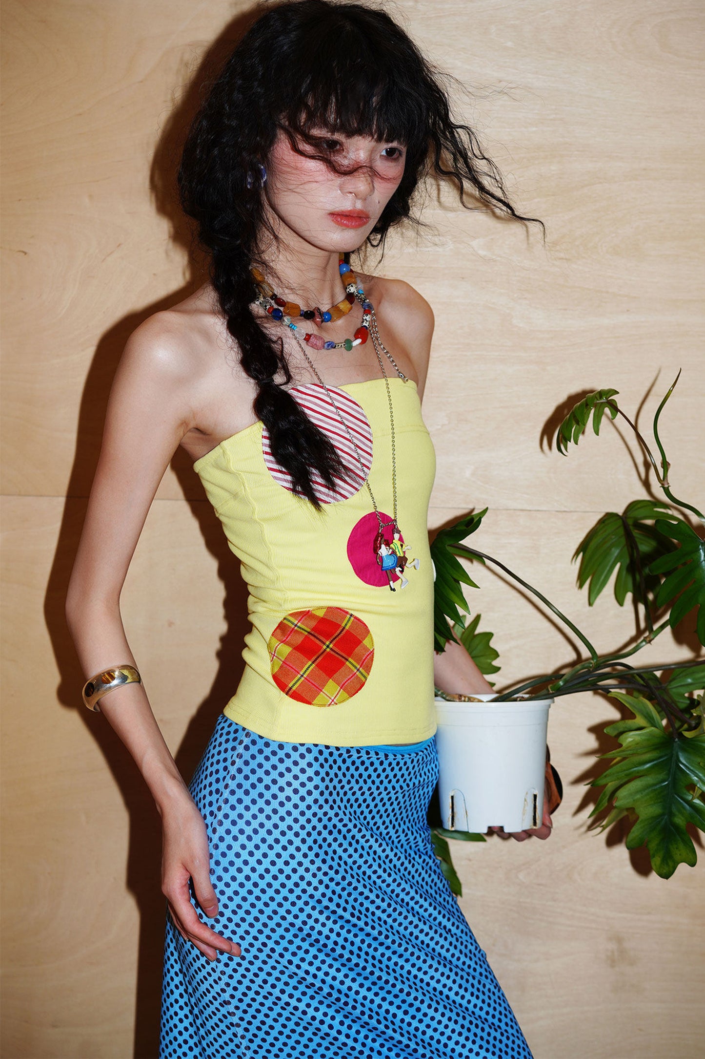 Niche Color-Block Patchwork Vest