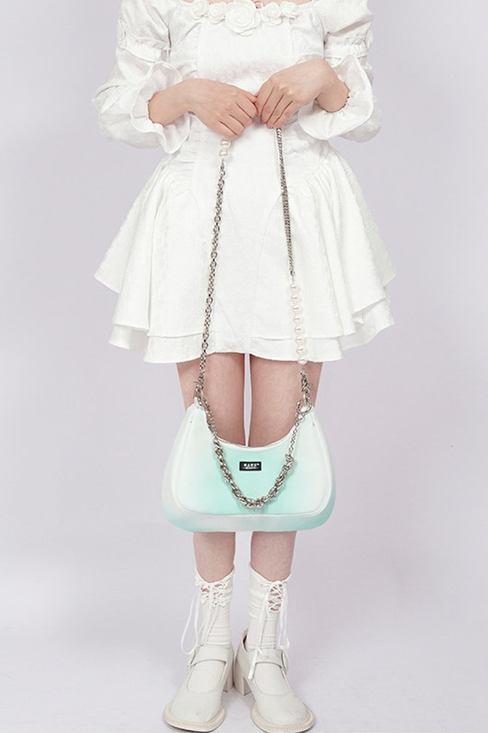 Macaron Graffiti Crossbody Bag
