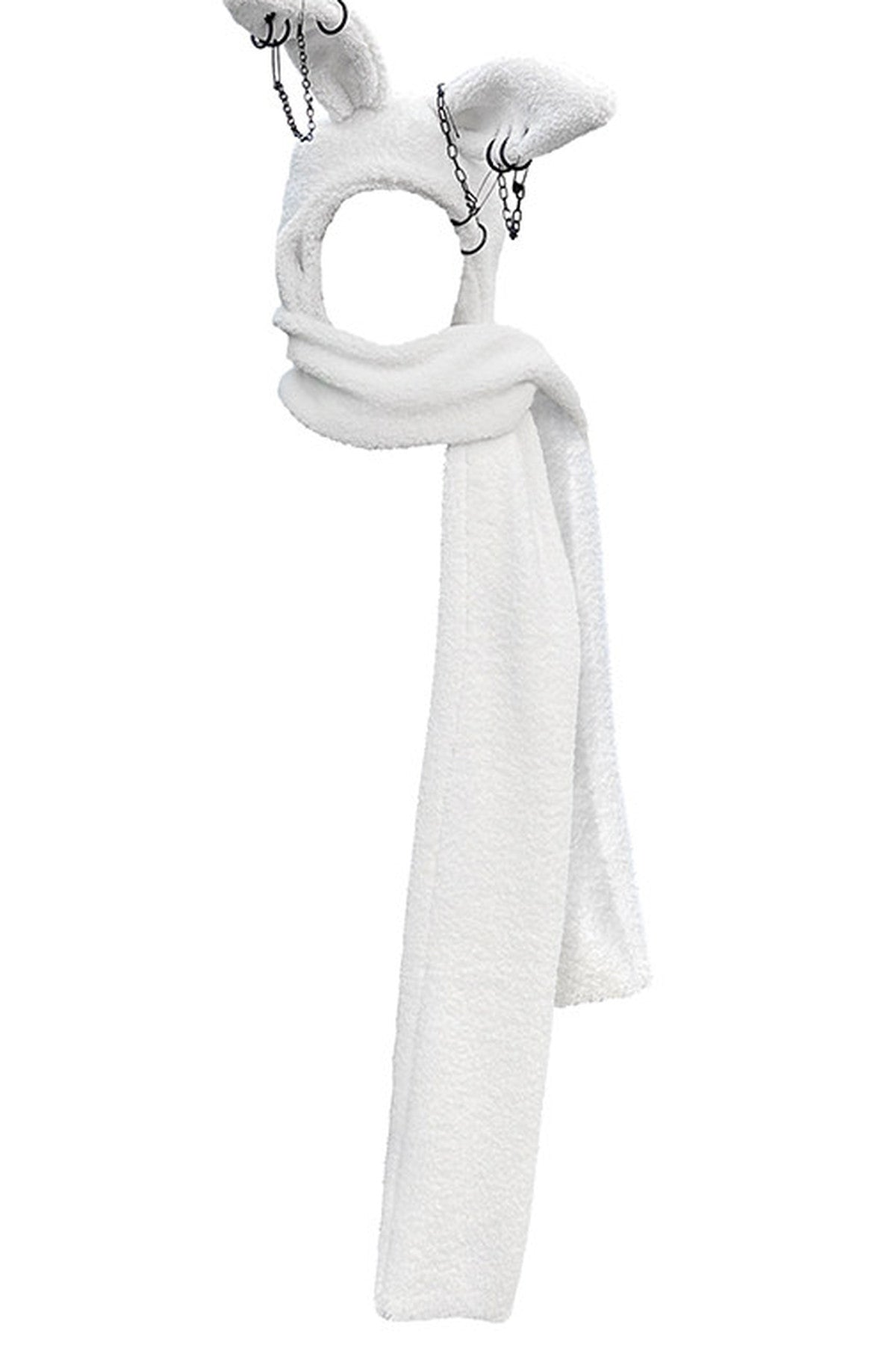 Bunny Ear Hooded Scarf Hat