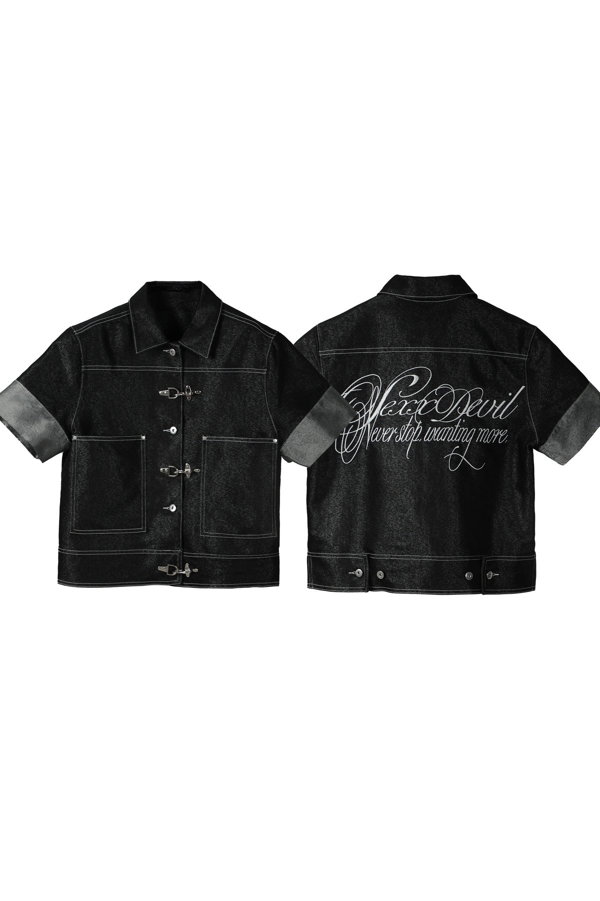 Short Sleeve Denim Jacket
