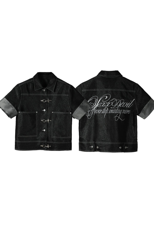 Short Sleeve Denim Jacket