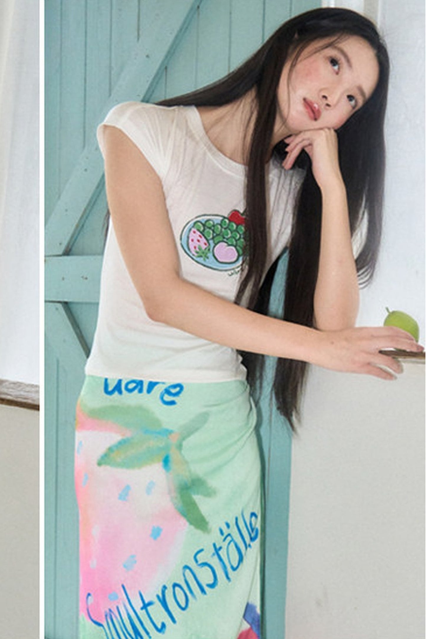 Fruit Platter Tencel Blend Short Sleeve T-Shirt