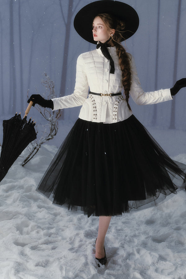 New Look Lightweight Down Jacket and Skirt Set-Up