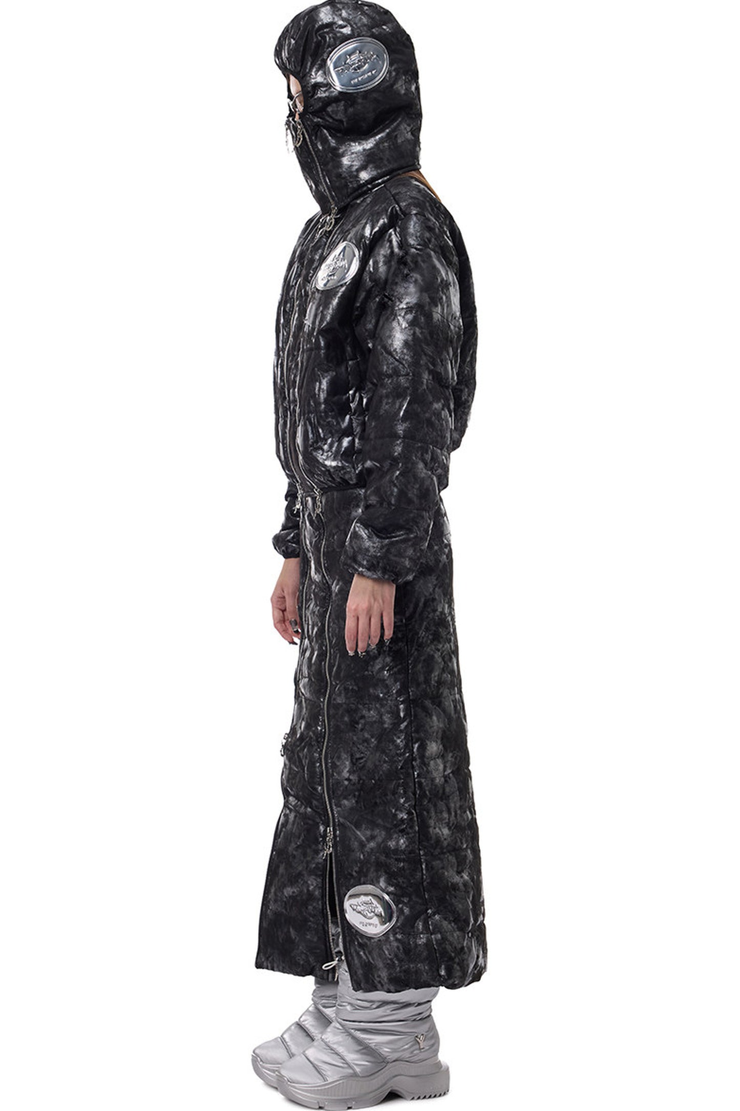 Electric Moon Quilted Skirt
