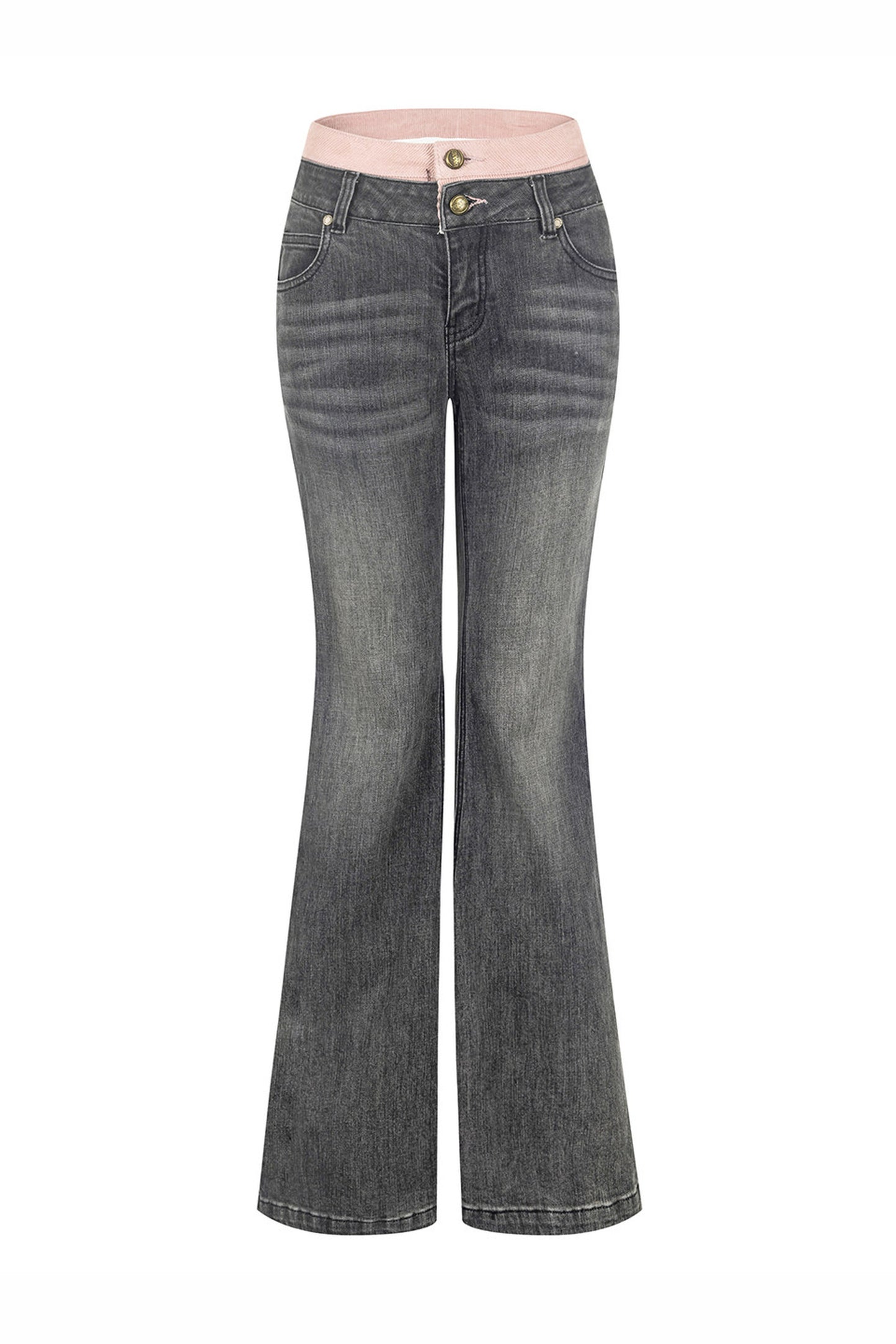 Vintage Multi-Layer Waistband Jeans
