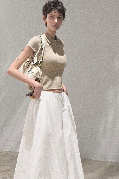 Old Money Linen Polo Top