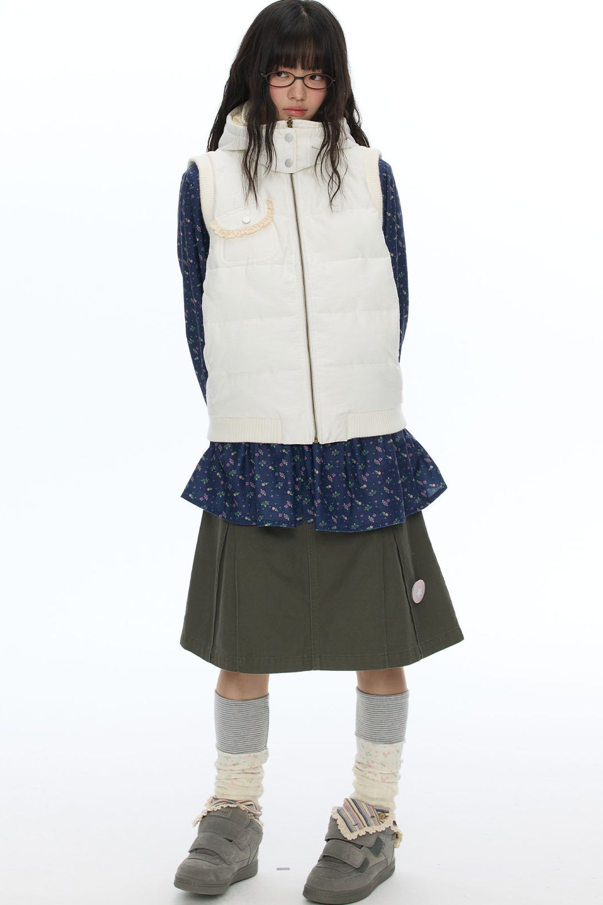 Reversible Cotton Padded Gilet