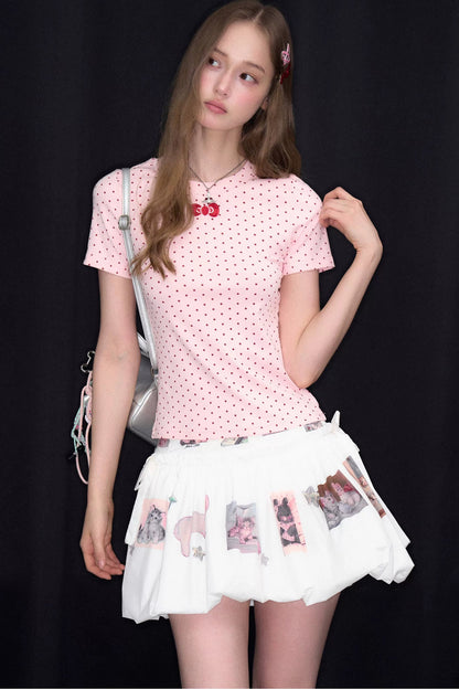 Sweet Polka Dot Top