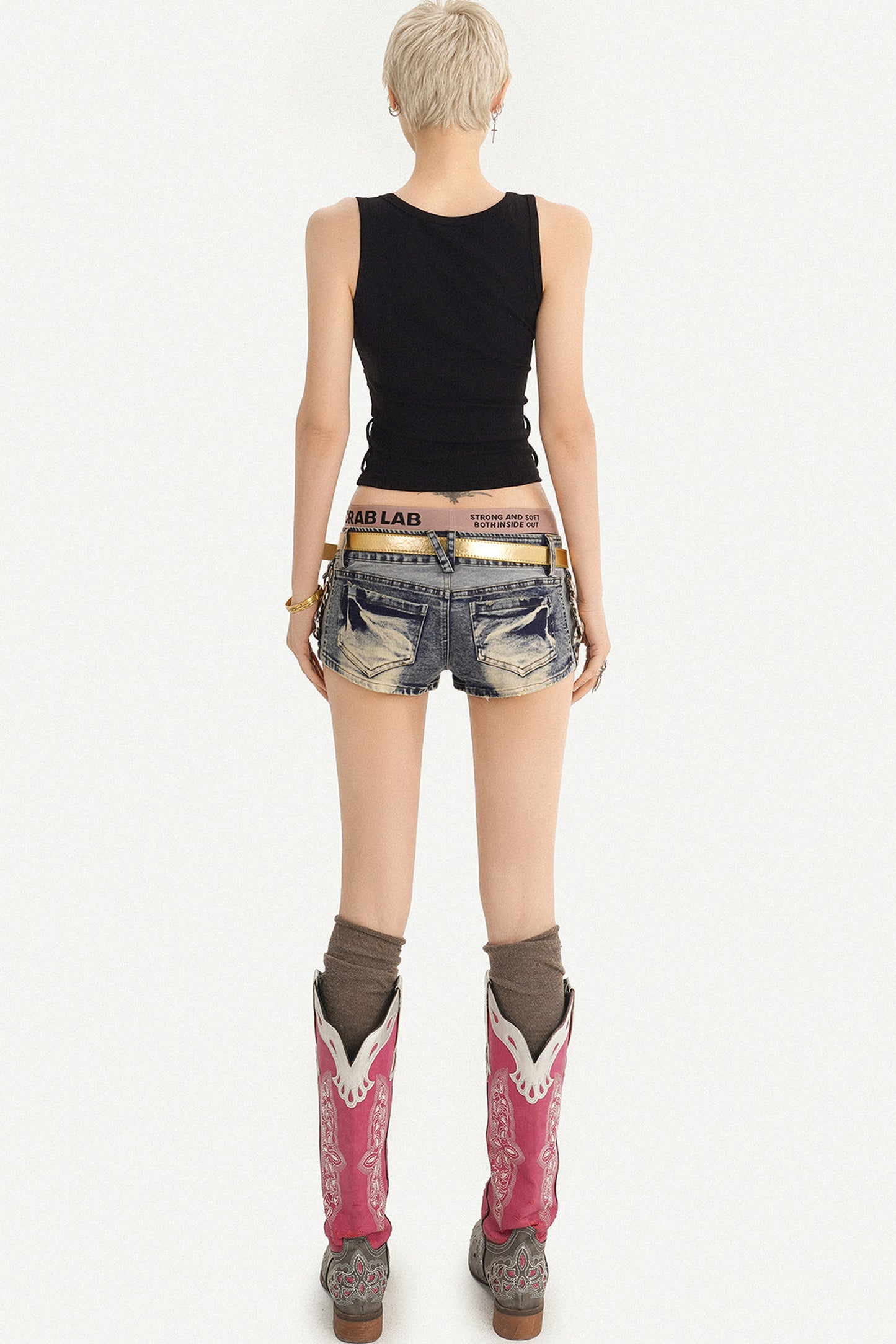 Studded Black Punk Vest
