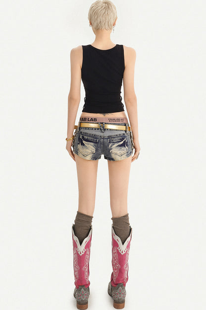 Studded Black Punk Vest