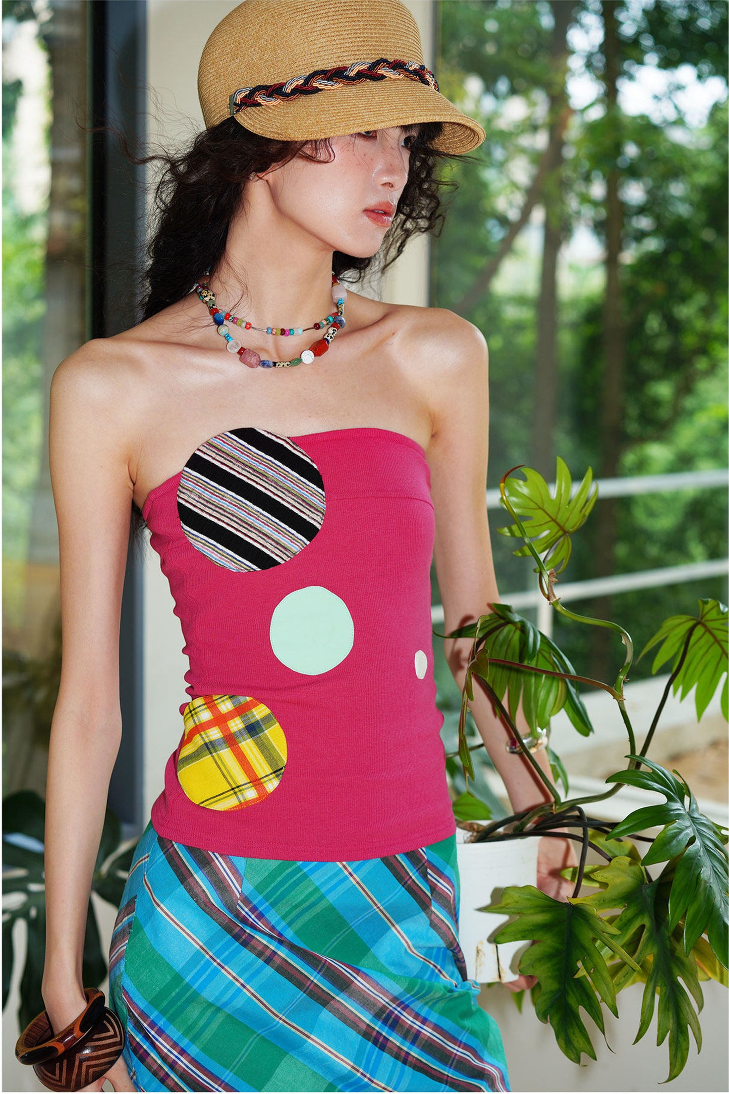 Niche Color-Block Patchwork Vest